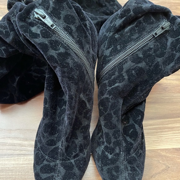 Free People OTK Velvet Leopard Boots - Picture 11 of 11